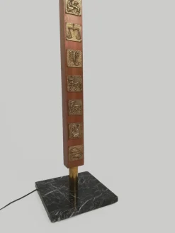 Discount Pamono Mid-Century Floor Lamp with Zodiac Sign, 1960s