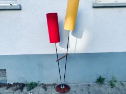 Pamono Mid-Century Floor Lamp with Two Fluorescent Spots from Richard Essig, 1960s