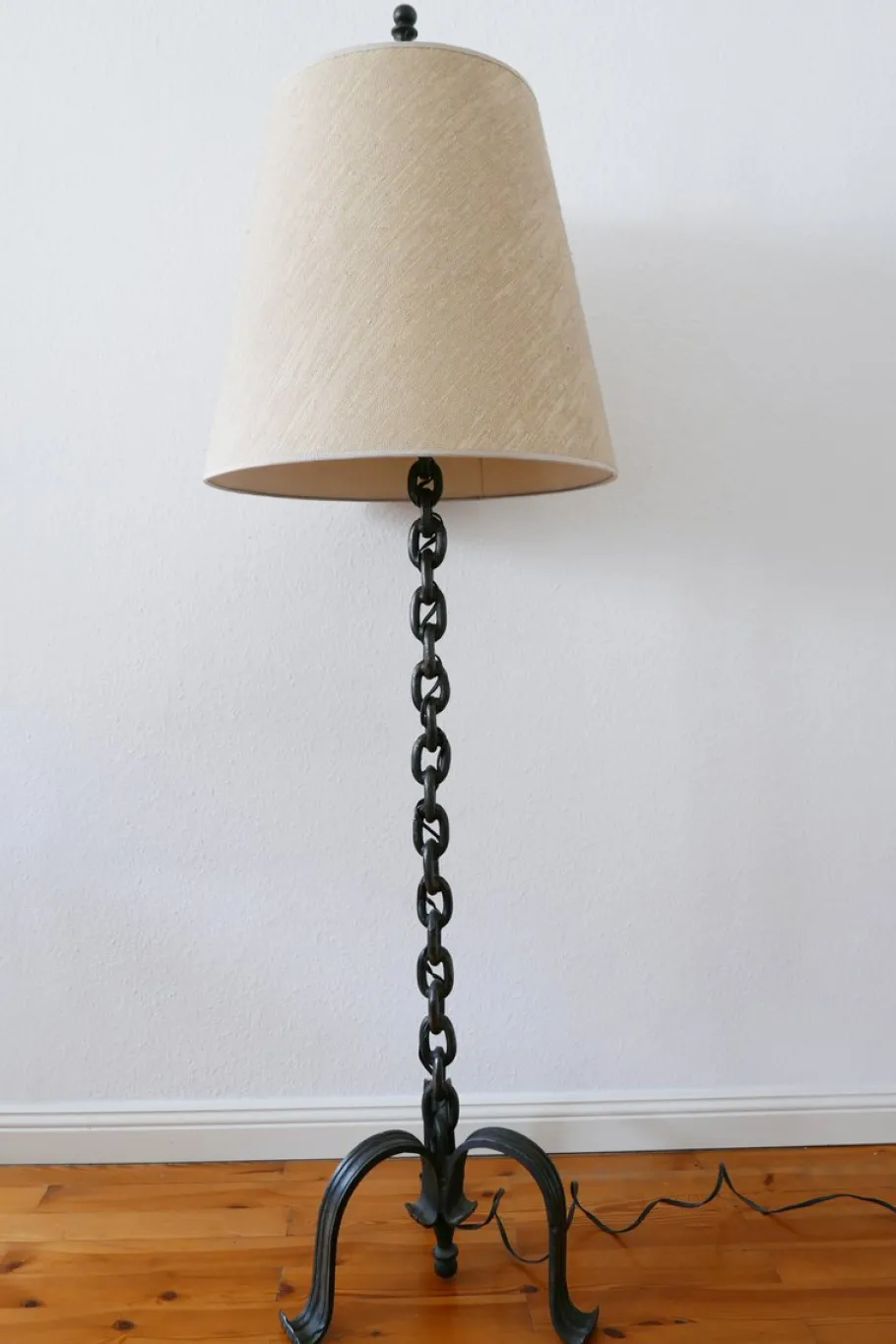Discount Pamono Mid-Century Franz West Style Wrought Iron Chain Floor Lamp, 1960s, Germany