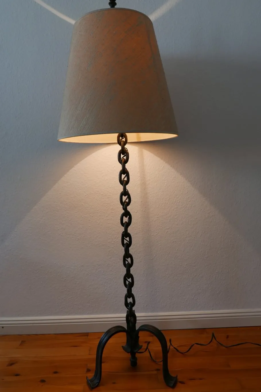 Discount Pamono Mid-Century Franz West Style Wrought Iron Chain Floor Lamp, 1960s, Germany