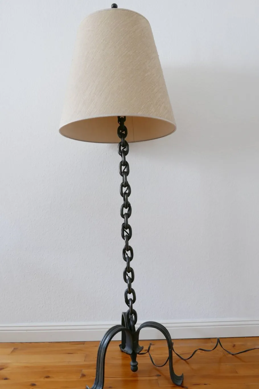 Discount Pamono Mid-Century Franz West Style Wrought Iron Chain Floor Lamp, 1960s, Germany