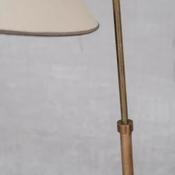 Best Pamono Mid-Century French Brass Floor Lamp by Robert Mathieu, 1950s