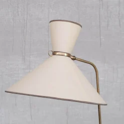 Best Pamono Mid-Century French Brass Floor Lamp by Robert Mathieu, 1950s