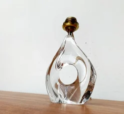Outlet Pamono Mid-Century French Glass Table Lamp from Daum, 1960s