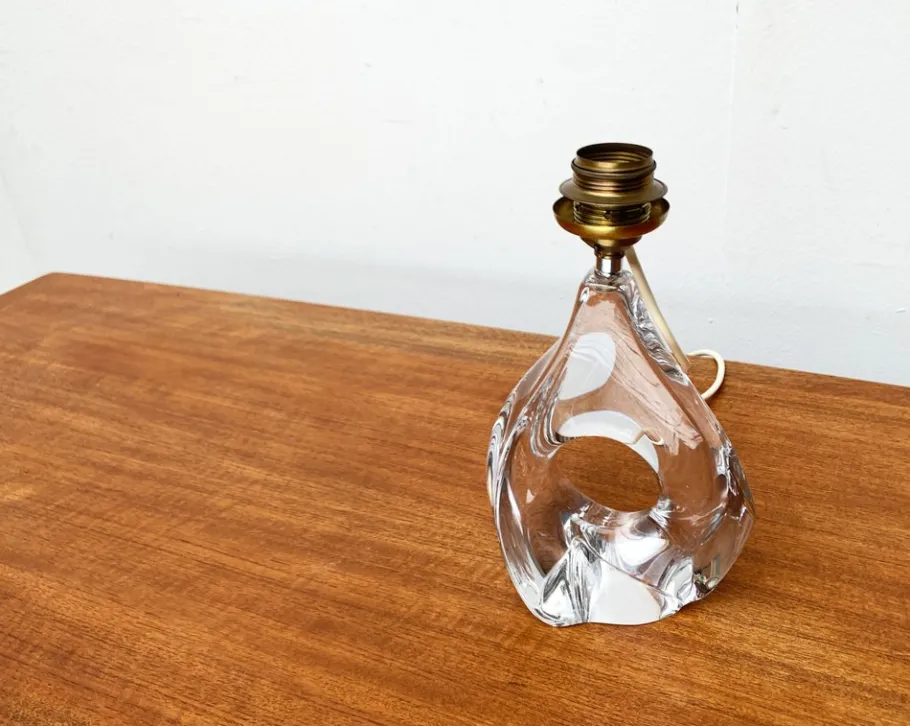 Outlet Pamono Mid-Century French Glass Table Lamp from Daum, 1960s