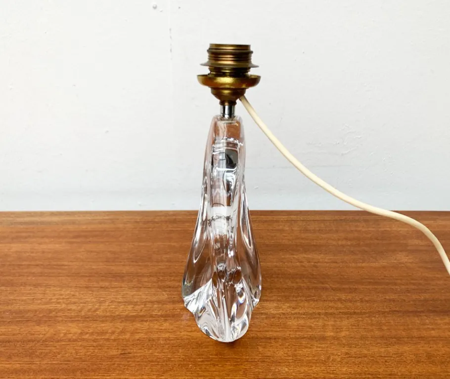 Outlet Pamono Mid-Century French Glass Table Lamp from Daum, 1960s