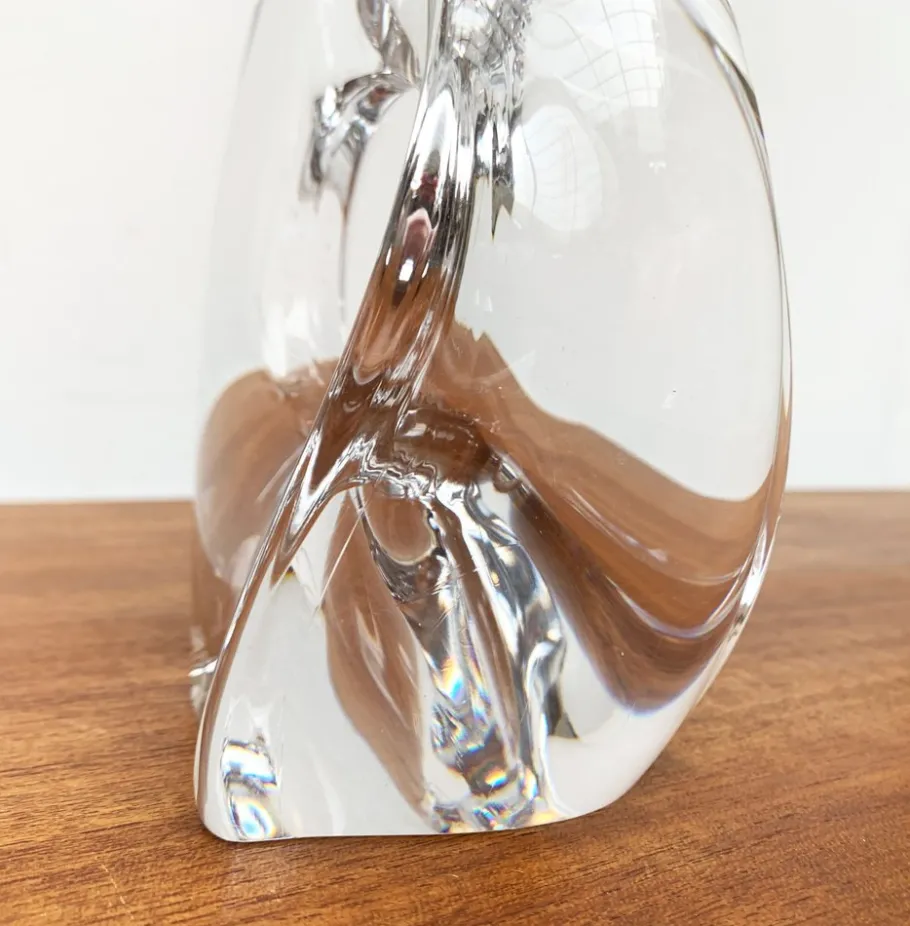 Outlet Pamono Mid-Century French Glass Table Lamp from Daum, 1960s