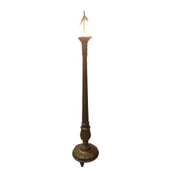 Discount Pamono Mid-Century French Louis XVI Style Wooden Floor Lamp, 1950s