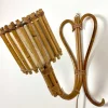 Clearance Pamono Mid-Century French Wall Lamp in Rattan by Louis Sognot