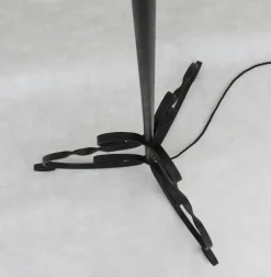 Pamono Mid-Century French Wrought Iron Floor Lamp, 1950s