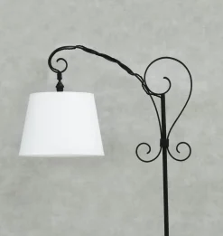 Pamono Mid-Century French Wrought Iron Floor Lamp, 1950s