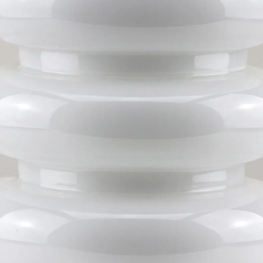 Discount Pamono Mid-Century Frosted Glass and Chrome Table Lamp attributed to Carlo Nason for JBS, 1960s