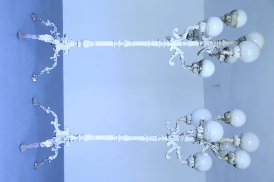 Discount Pamono Mid-Century Garden Lamps, Set of 2