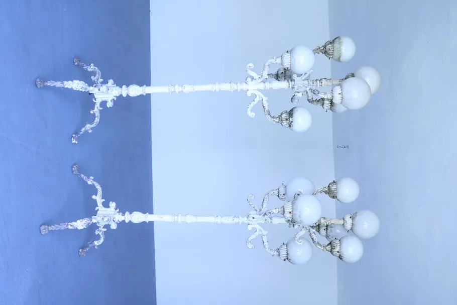 Discount Pamono Mid-Century Garden Lamps, Set of 2