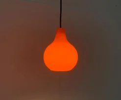 New Pamono Mid-Century German AH Glass Pendant Lamp from Peill & Putzler, Set of 3