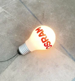 Pamono Mid-Century German Bulb Advertising Floor Lamp from Osram in the style of Ingo Maurer, 1960s