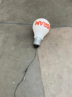 Pamono Mid-Century German Bulb Advertising Floor Lamp from Osram in the style of Ingo Maurer, 1960s