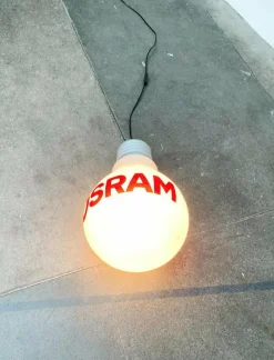 Pamono Mid-Century German Bulb Advertising Floor Lamp from Osram in the style of Ingo Maurer, 1960s