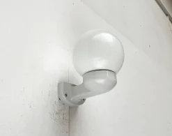 Clearance Pamono Mid-Century German Ceramic and Glass Wall Lamp from Siemens, 1950s