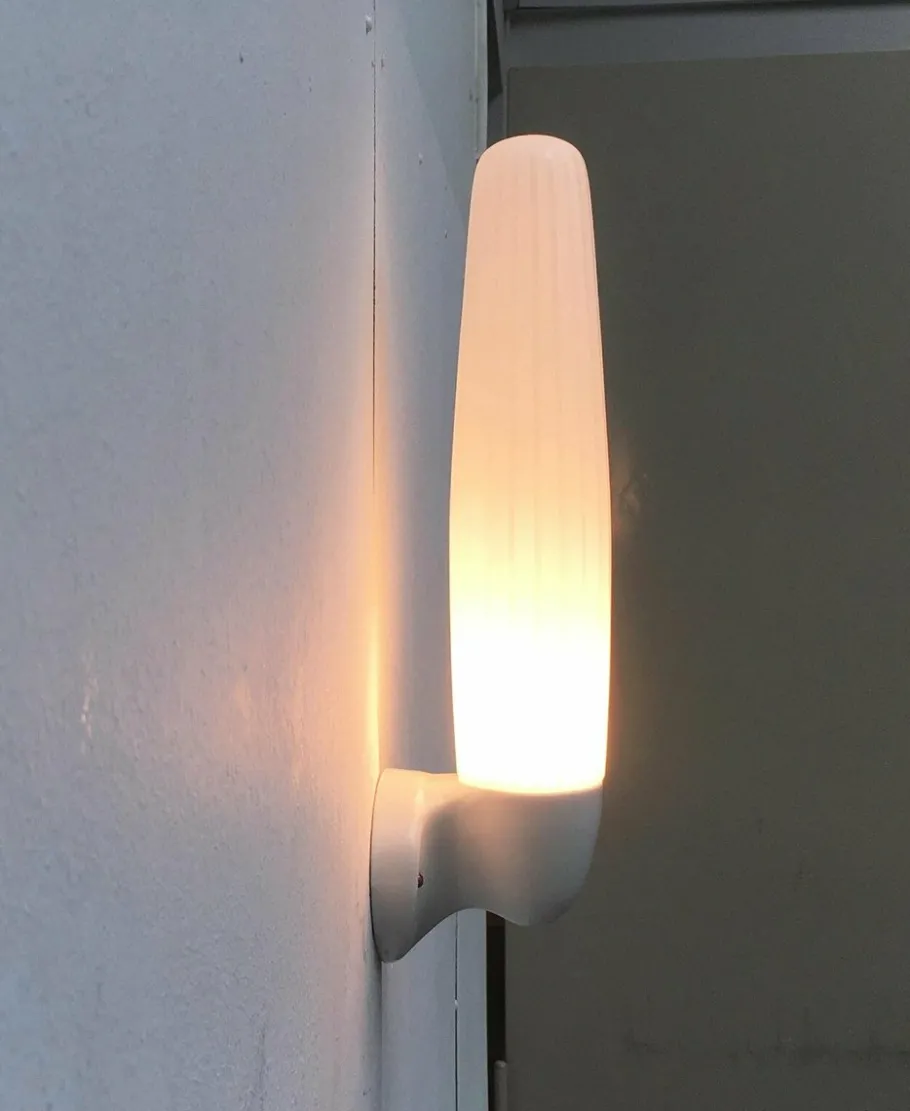 Clearance Pamono Mid-Century German Ceramic 6060 Sconces by Wilhelm Wagenfeld for Lindner, 1960s, Set of 2