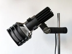 Discount Pamono Mid-Century German Chrome and Black Floor Lamp from Hustadt Leuchten, 1960s