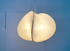 Sale Pamono Mid-Century German Cocoon Pendant Lamp from Goldkant Leuchten, 1960s