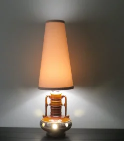 Best Pamono Mid-Century German Fat Lava Ceramic Floor Lamp, 1960s