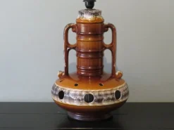 Best Pamono Mid-Century German Fat Lava Ceramic Floor Lamp, 1960s