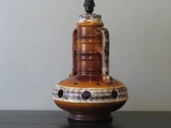 Best Pamono Mid-Century German Fat Lava Ceramic Floor Lamp, 1960s