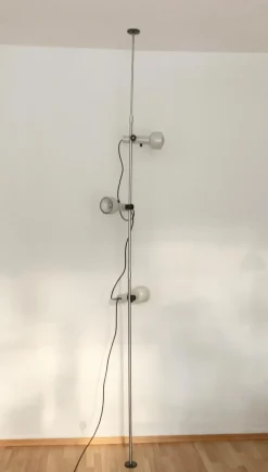 Sale Pamono Mid-Century German GDR Space Age Pole Floor Lamp from Narva