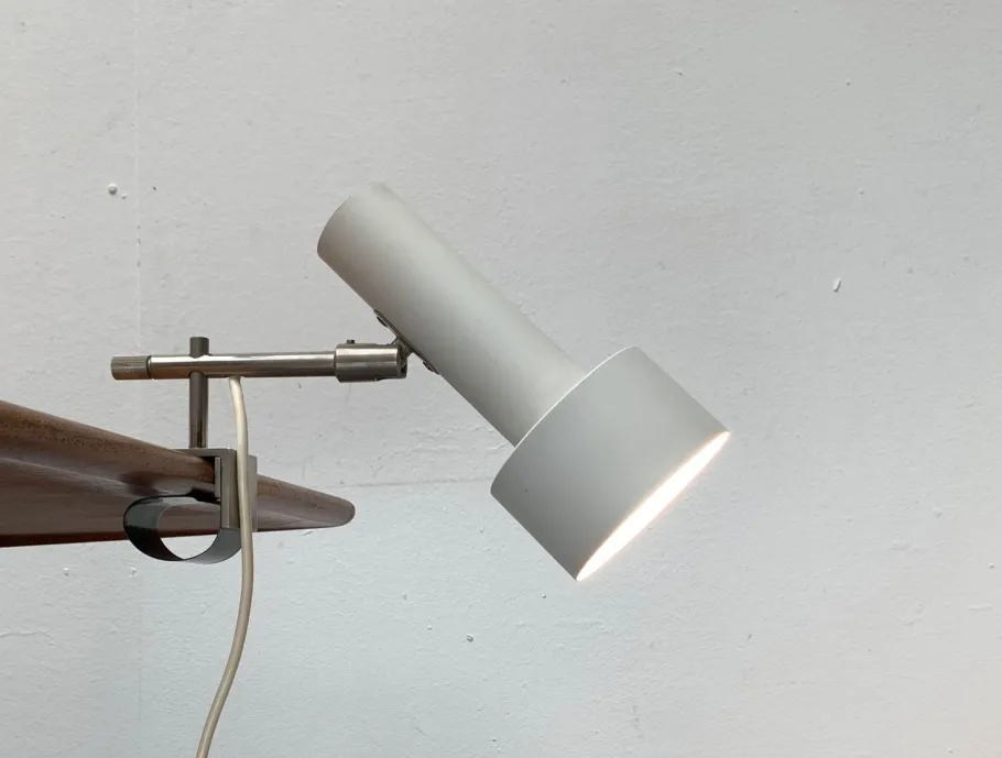 Clearance Pamono Mid-Century German Minimalist Clamp Lamp from Beisl, 1960s