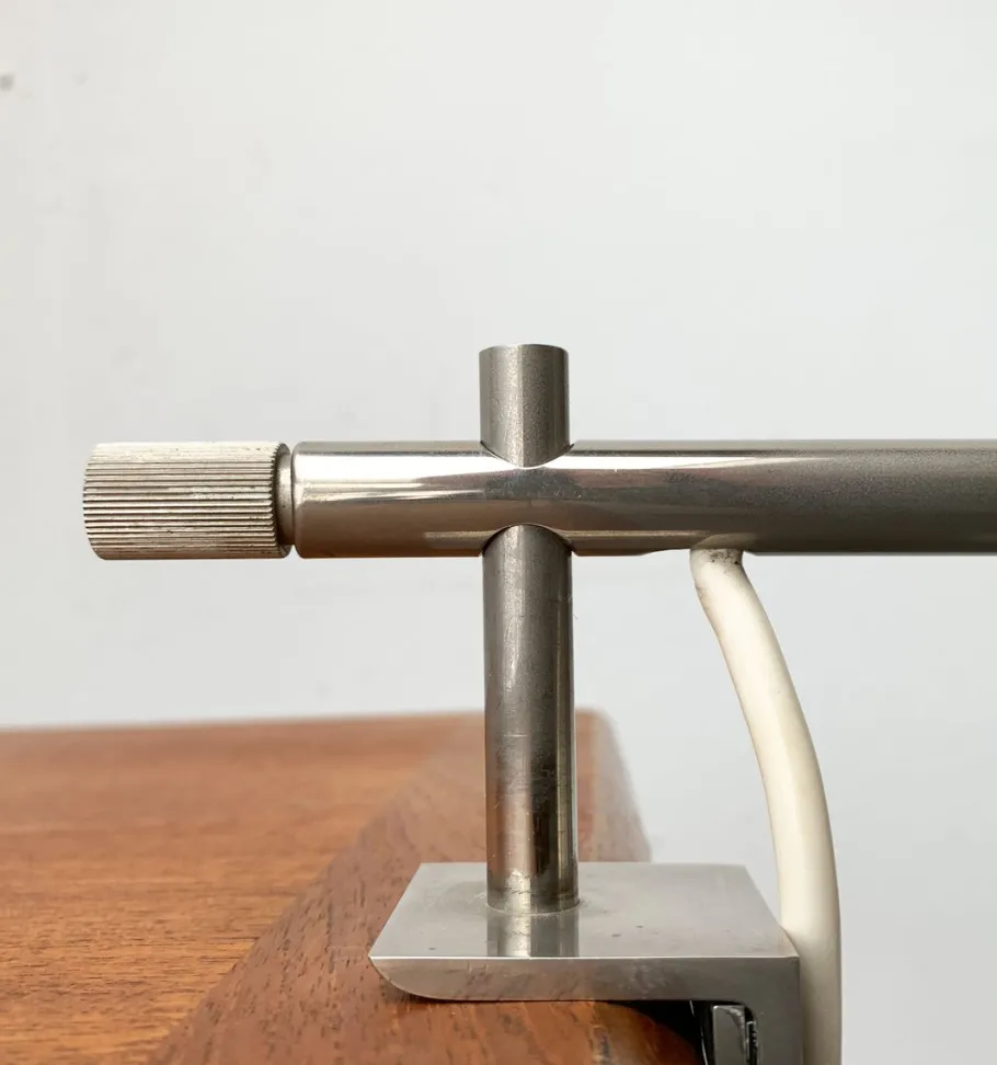 Clearance Pamono Mid-Century German Minimalist Clamp Lamp from Beisl, 1960s
