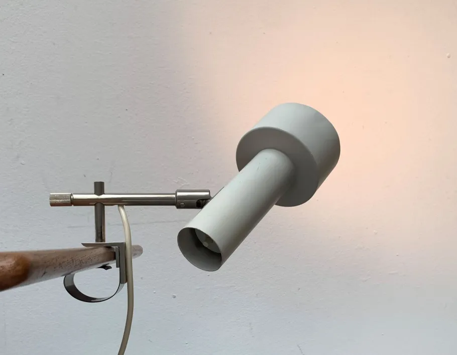 Clearance Pamono Mid-Century German Minimalist Clamp Lamp from Beisl, 1960s