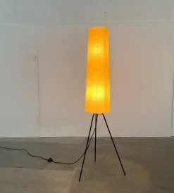 New Pamono Mid-Century German Minimalist Tripod Floor Lamp from Hesse Leuchten, 1960s