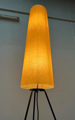 New Pamono Mid-Century German Minimalist Tripod Floor Lamp from Hesse Leuchten, 1960s