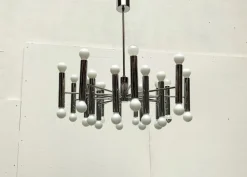 Sale Pamono Mid-Century German Space Age Chandelier from Doria Leuchten, 1960s