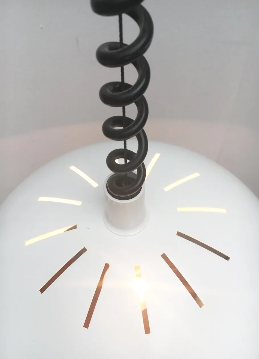 Best Pamono Mid-Century German Space Age White Pendant Lamp from Staff Leuchten