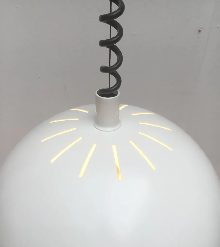Best Pamono Mid-Century German Space Age White Pendant Lamp from Staff Leuchten