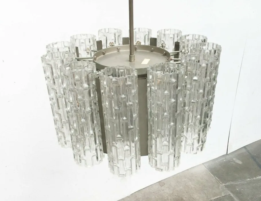 Best Pamono Mid-Century German Space Age Chandelier from Doria Leuchten, 1960s