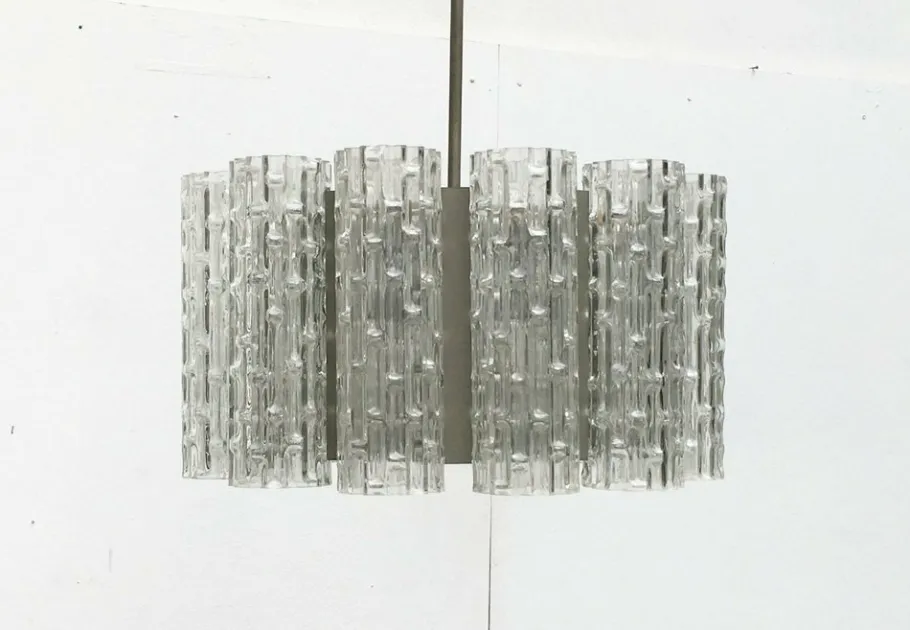Best Pamono Mid-Century German Space Age Chandelier from Doria Leuchten, 1960s