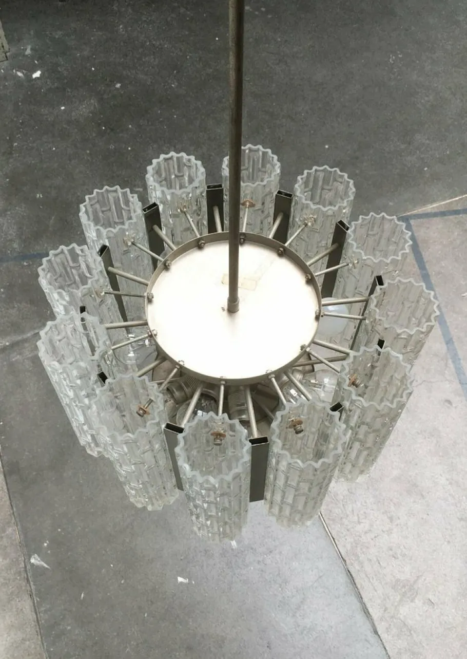 Best Pamono Mid-Century German Space Age Chandelier from Doria Leuchten, 1960s