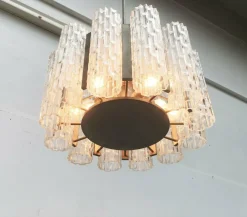 Best Pamono Mid-Century German Space Age Chandelier from Doria Leuchten, 1960s