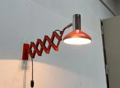 Discount Pamono Mid-Century German Space Age Scissor Wall Lamp from Hustadt Leuchten, 1960s, Set of 2