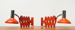 Discount Pamono Mid-Century German Space Age Scissor Wall Lamp from Hustadt Leuchten, 1960s, Set of 2