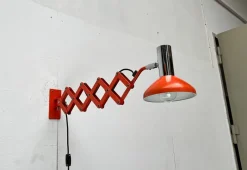 Discount Pamono Mid-Century German Space Age Scissor Wall Lamp from Hustadt Leuchten, 1960s, Set of 2