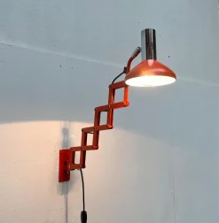 Discount Pamono Mid-Century German Space Age Scissor Wall Lamp from Hustadt Leuchten, 1960s, Set of 2