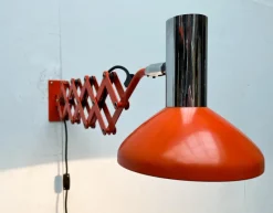 Discount Pamono Mid-Century German Space Age Scissor Wall Lamp from Hustadt Leuchten, 1960s, Set of 2