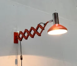 Discount Pamono Mid-Century German Space Age Scissor Wall Lamp from Hustadt Leuchten, 1960s, Set of 2