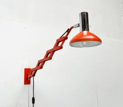 Discount Pamono Mid-Century German Space Age Scissor Wall Lamp from Hustadt Leuchten, 1960s, Set of 2