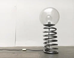 Clearance Pamono Mid-Century German Space Age Spiral Bulb Floor Lamp by Ingo Maurer for M-Design, 1960s